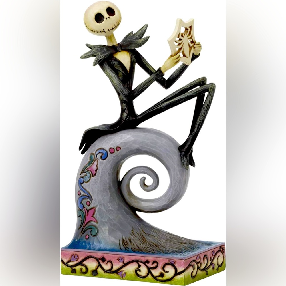 Nightmare Before Christmas Jack Skellington Figurine, 8.5 Inch, Multicolor